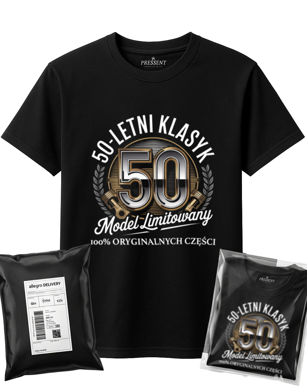KOSZULKA 50 LETNI KLASYK PREZENT NA 50 URODZINY