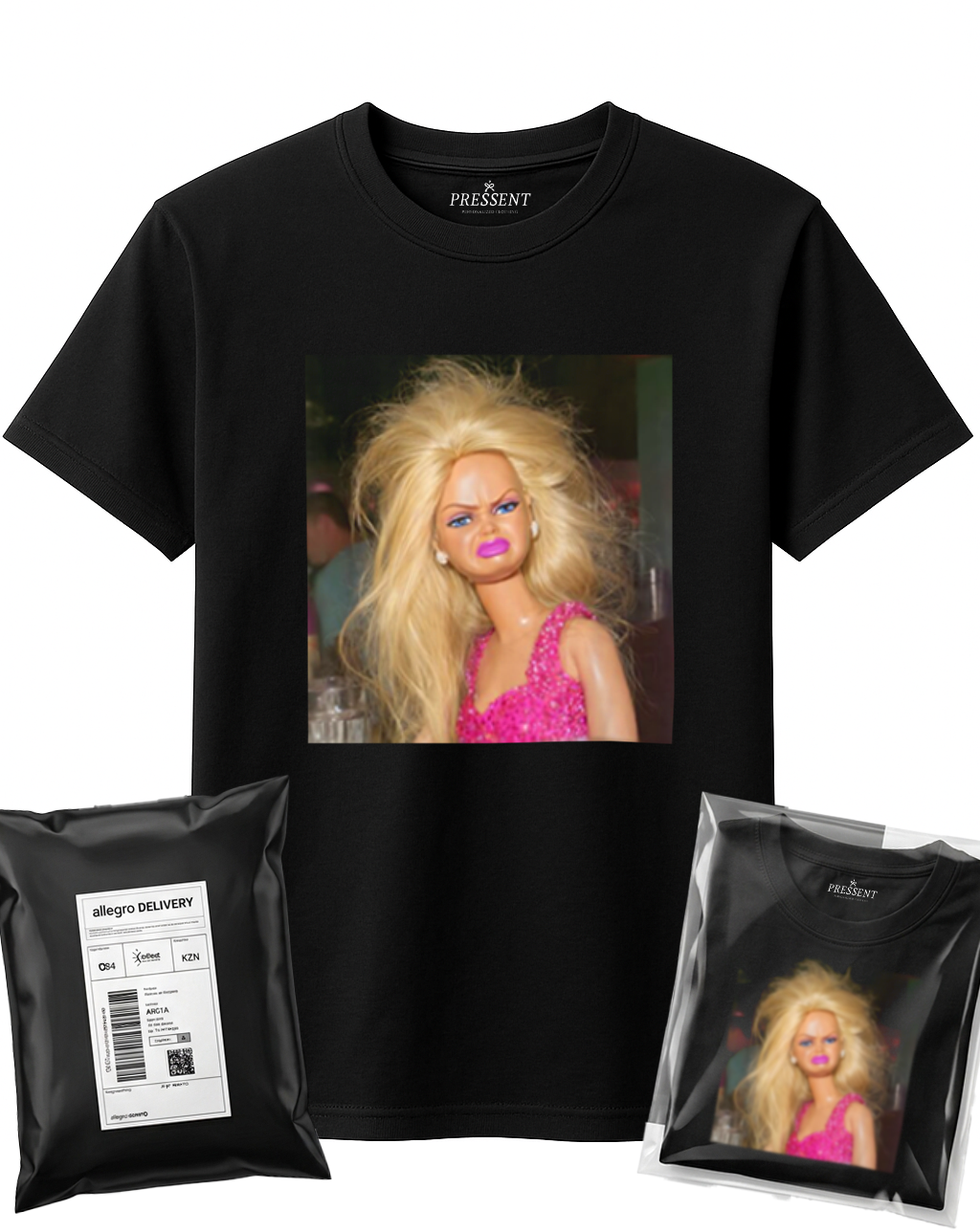 KOSZULKA BARBIE DISGUSTED MEME