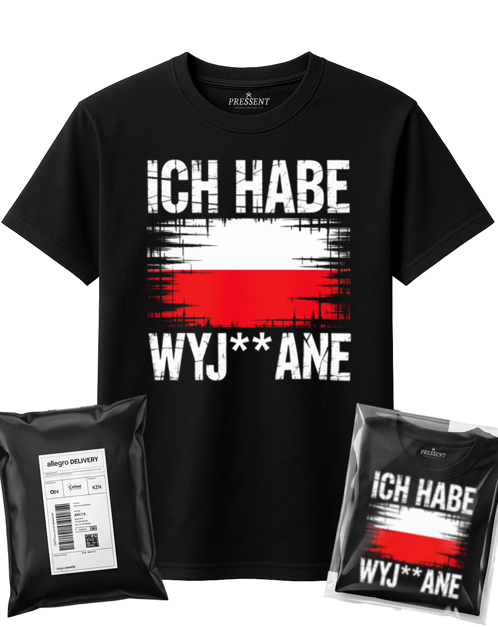 KOSZULKA ICH HABE WY**BANE