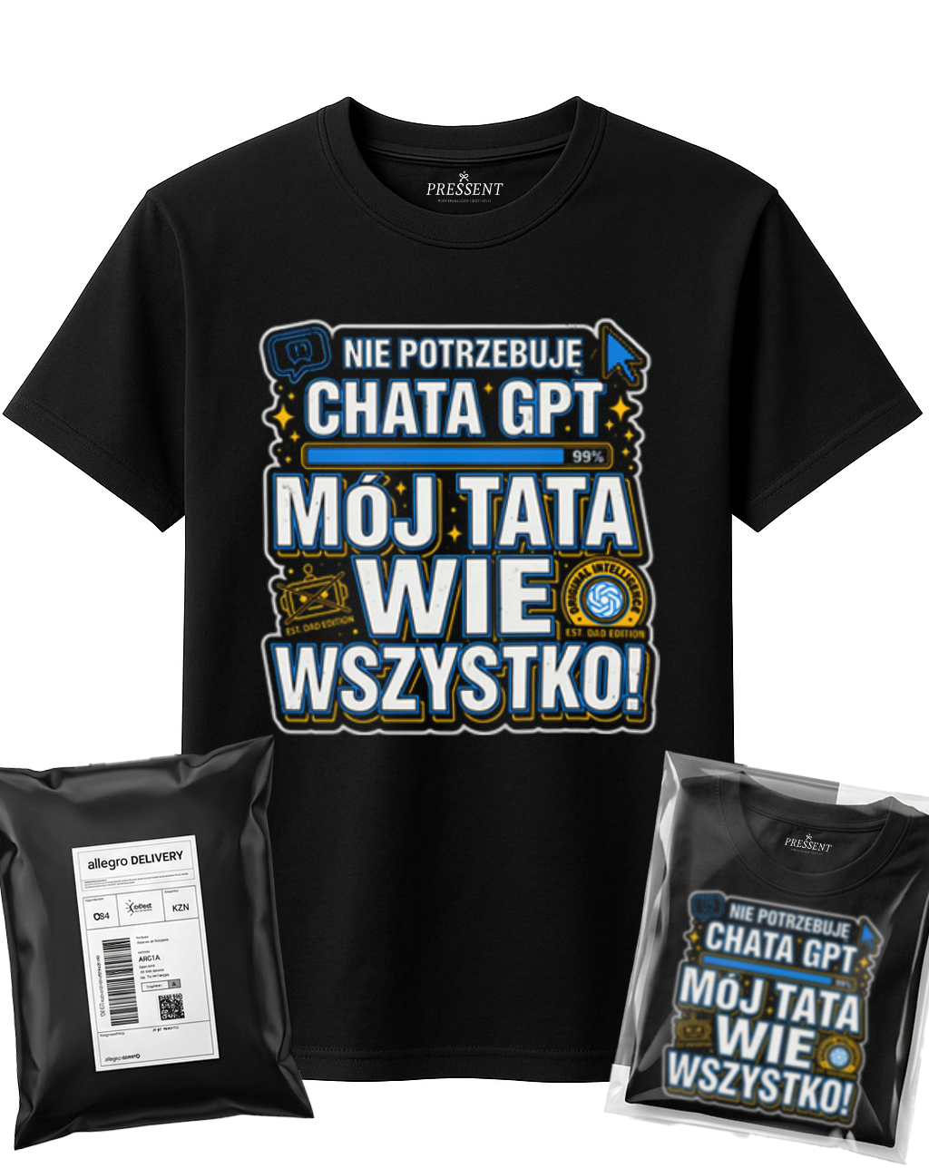 KOSZULKA NIE POTRZEBUJĘ CHATA GPT