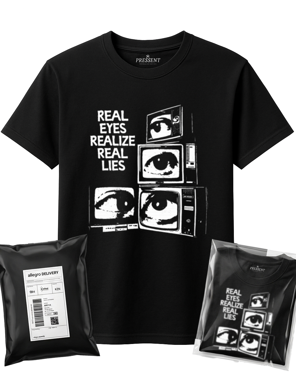 KOSZULKA REAL EYES REALIZE REAL LIES