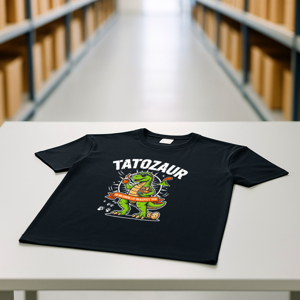 KOSZULKA TATOZAUR PREZENT DLA TATY