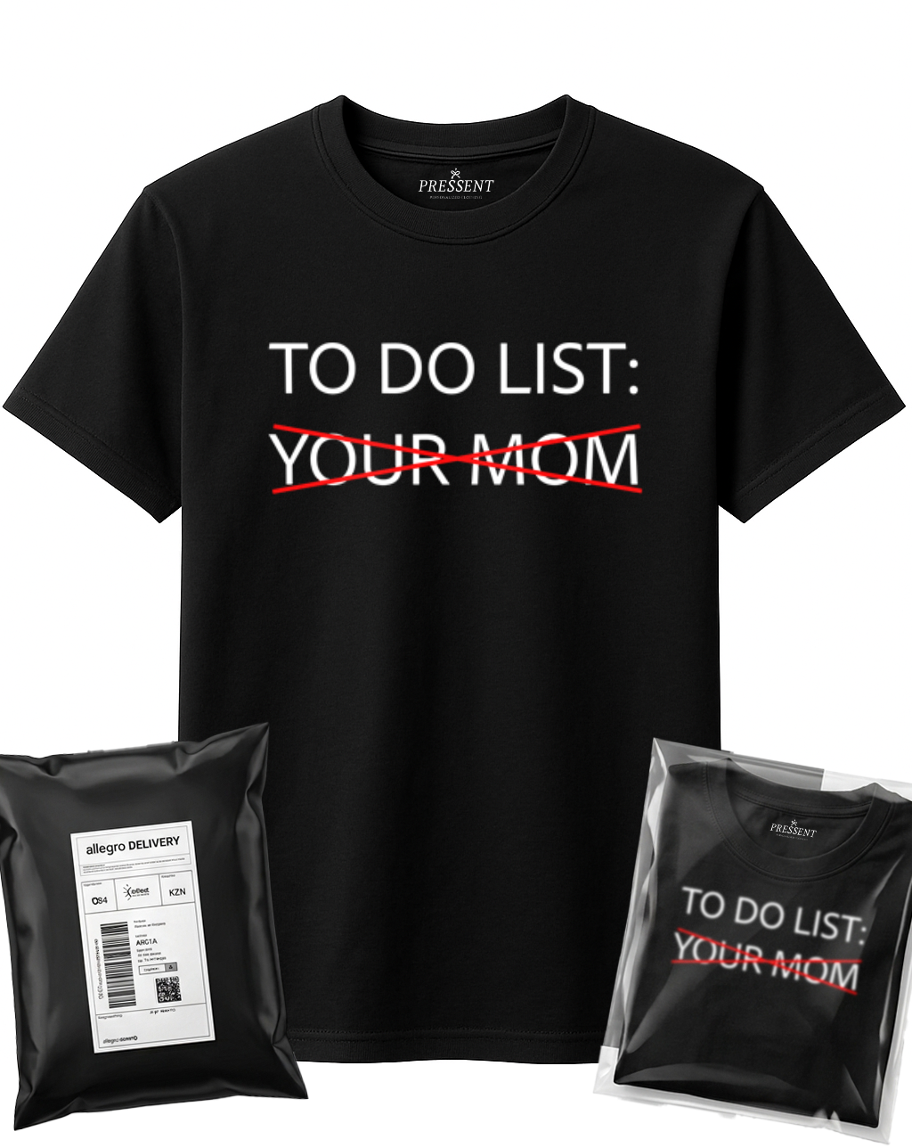 KOSZULKA TO DO LIST YOUR MOM