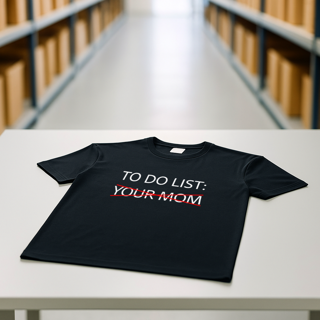 KOSZULKA TO DO LIST YOUR MOM
